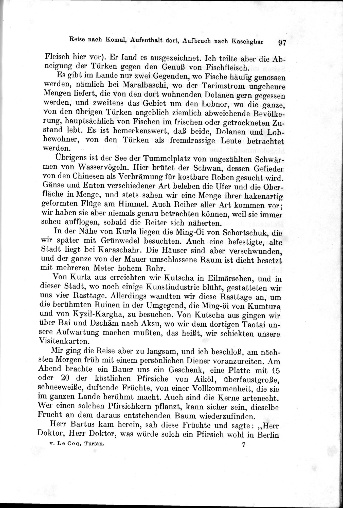 Auf Hellas Spuren in Ostturkistan : vol.1 / 143 ページ（白黒高解像度画像）