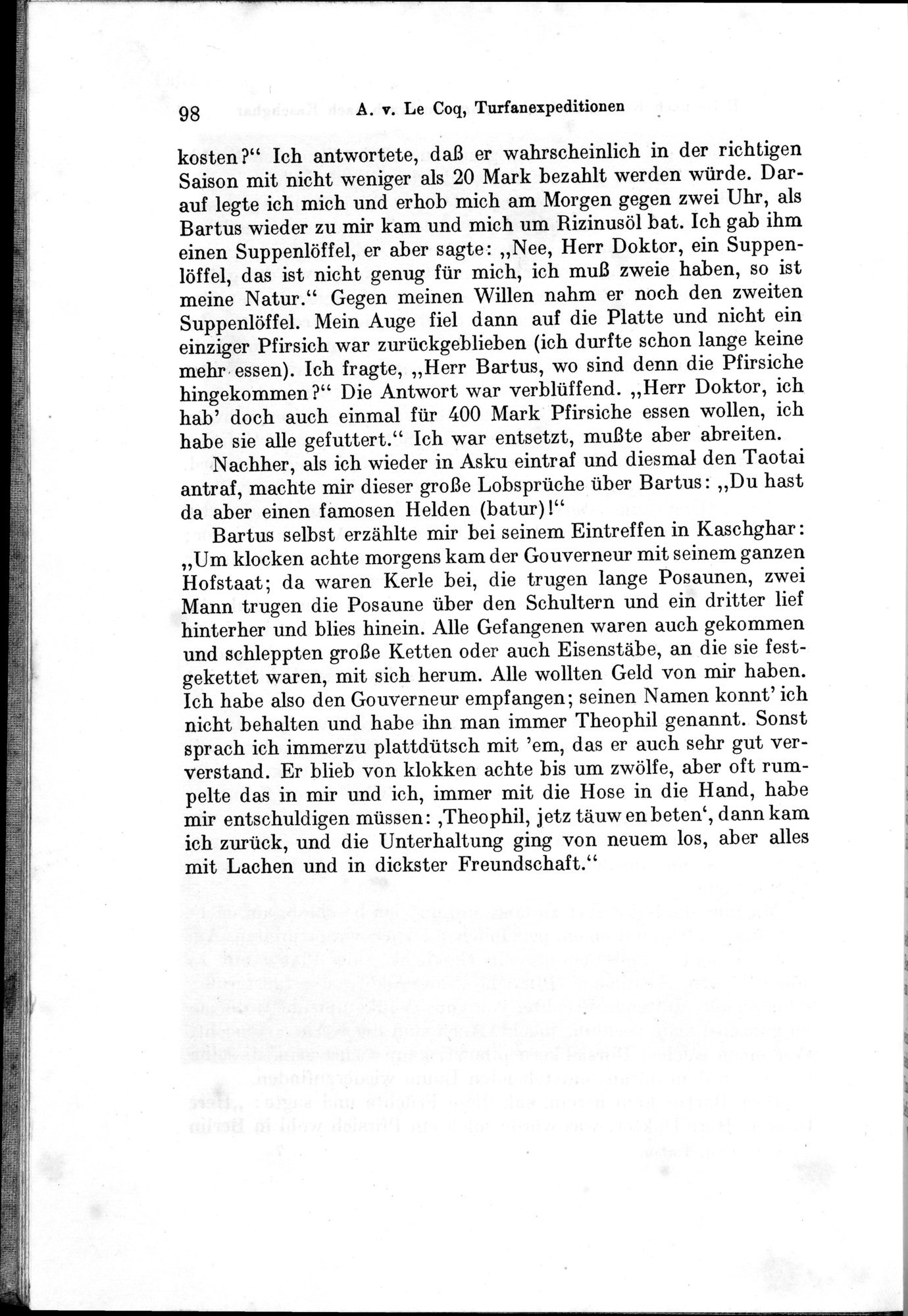 Auf Hellas Spuren in Ostturkistan : vol.1 / 144 ページ（白黒高解像度画像）