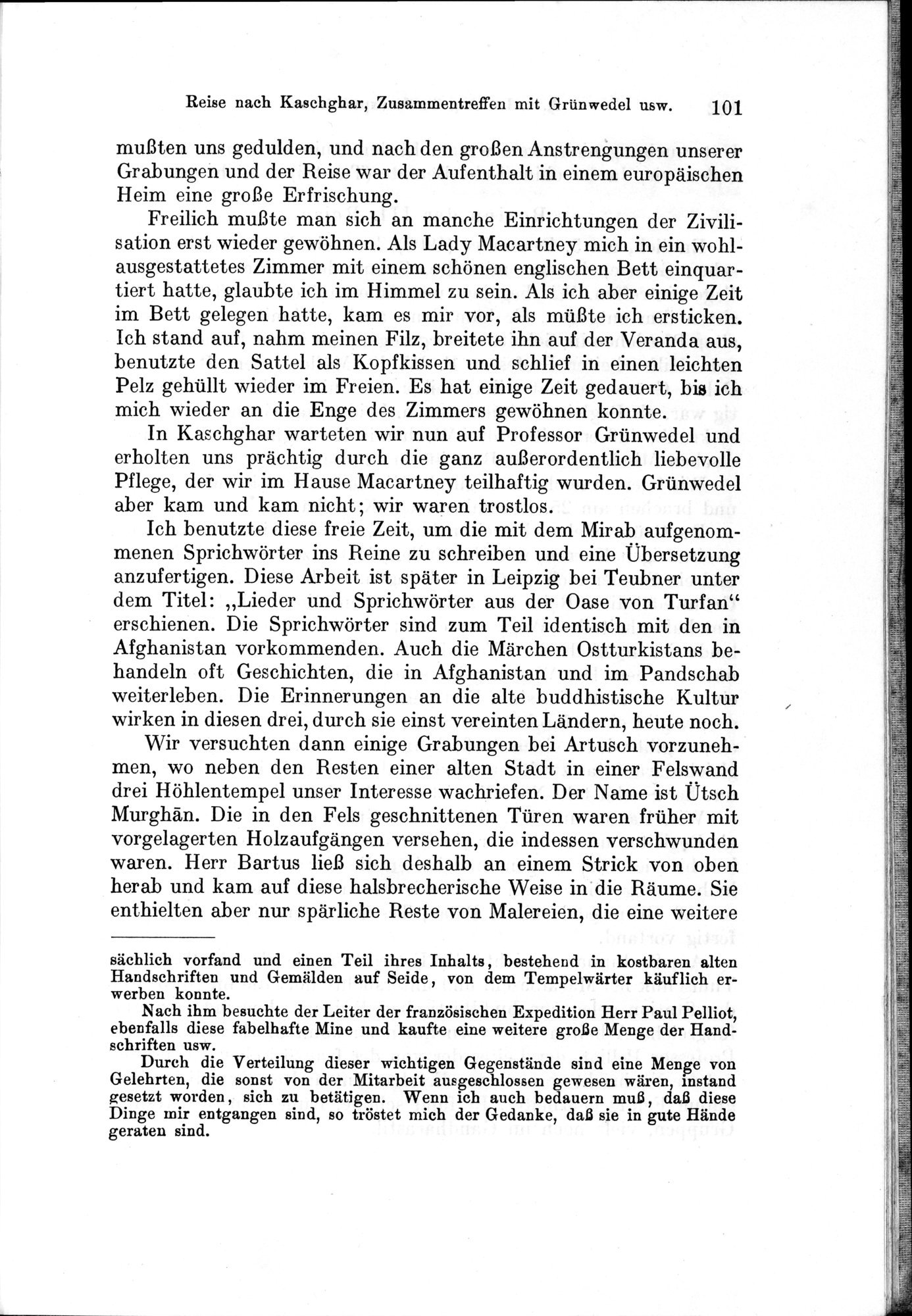 Auf Hellas Spuren in Ostturkistan : vol.1 / Page 147 (Grayscale High Resolution Image)