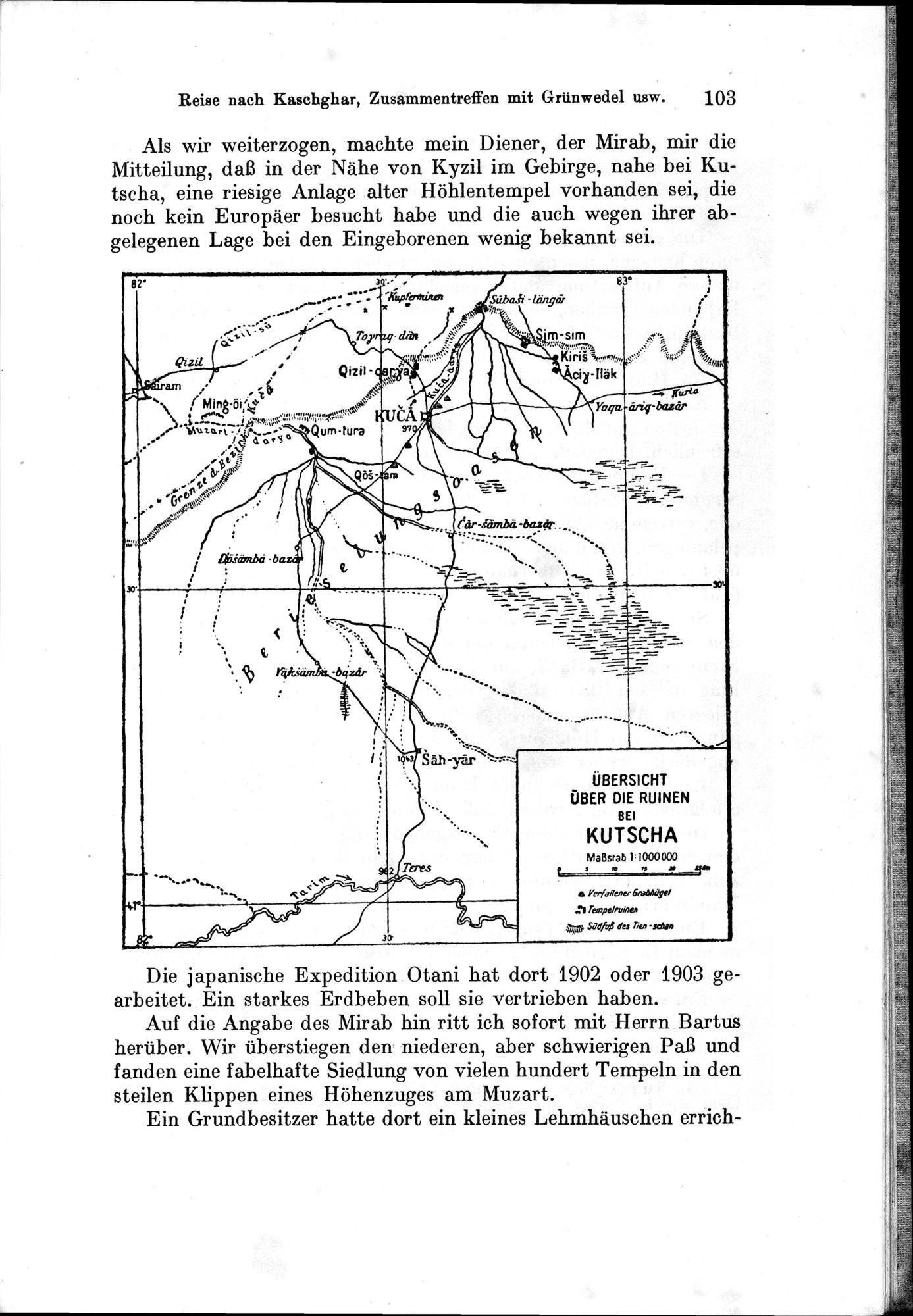 Auf Hellas Spuren in Ostturkistan : vol.1 / Page 149 (Grayscale High Resolution Image)