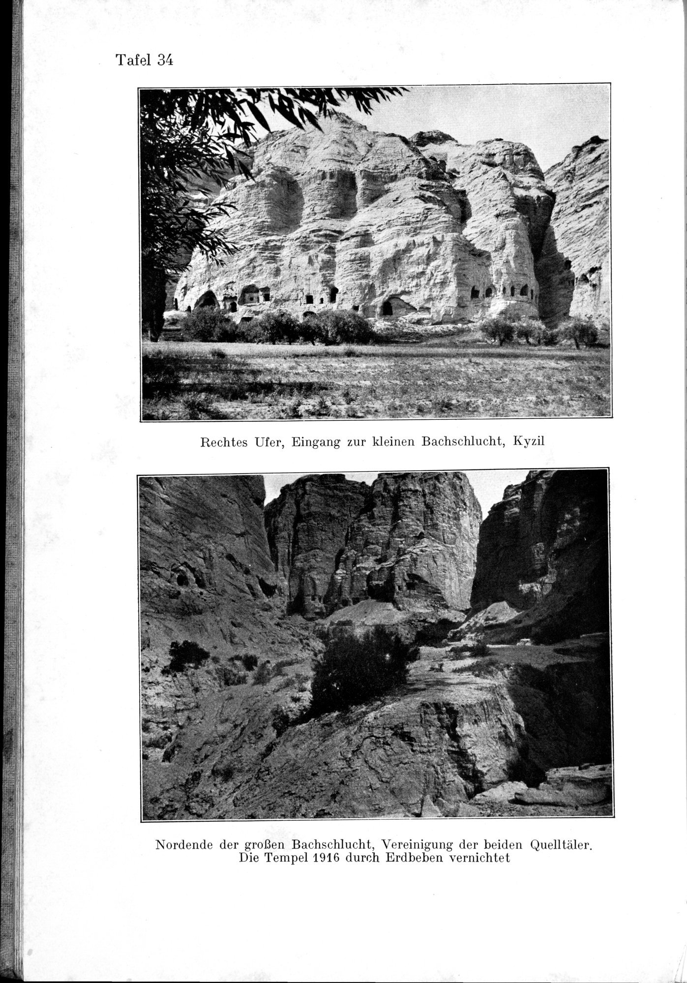 Auf Hellas Spuren in Ostturkistan : vol.1 / Page 154 (Grayscale High Resolution Image)