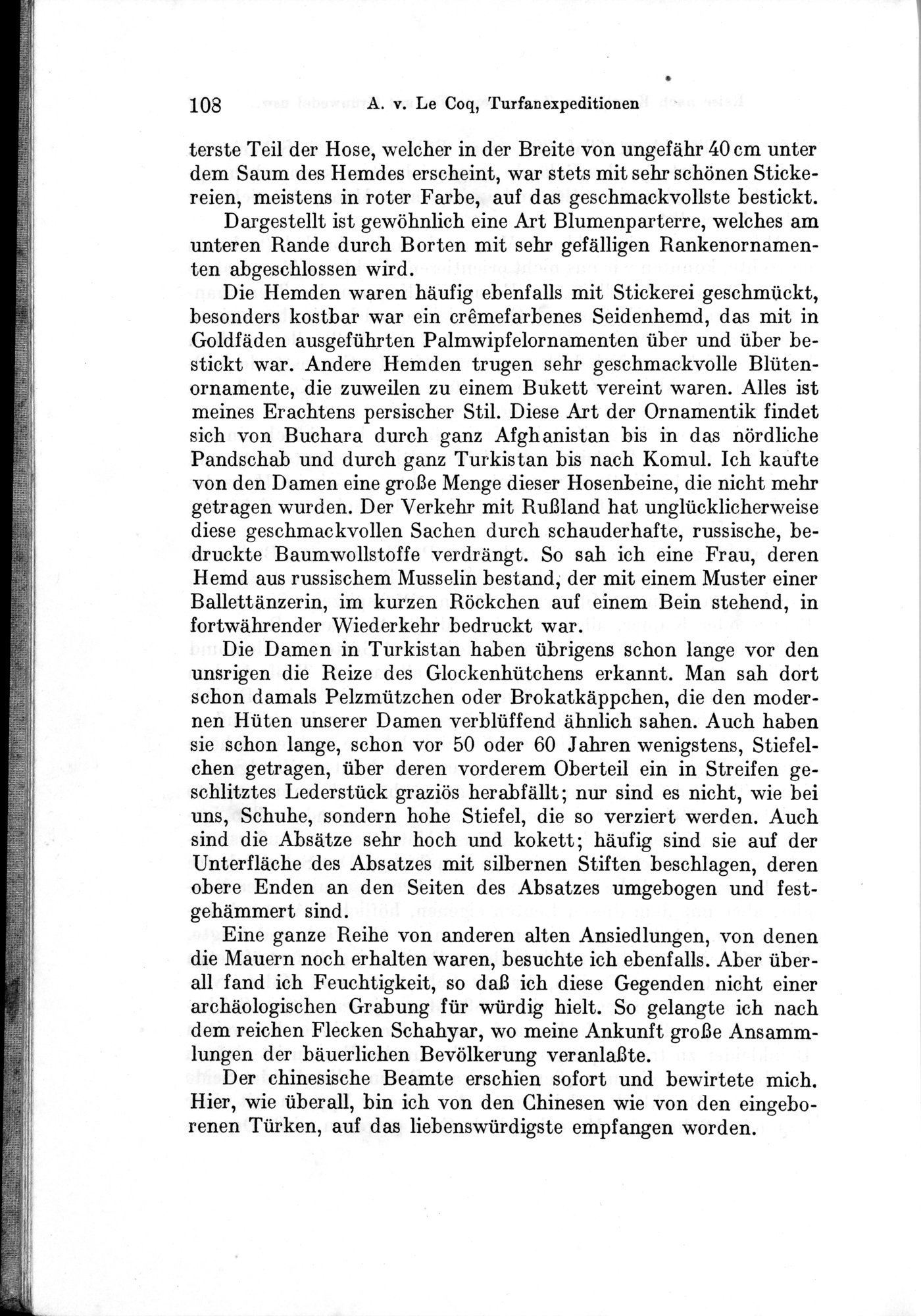 Auf Hellas Spuren in Ostturkistan : vol.1 / Page 158 (Grayscale High Resolution Image)