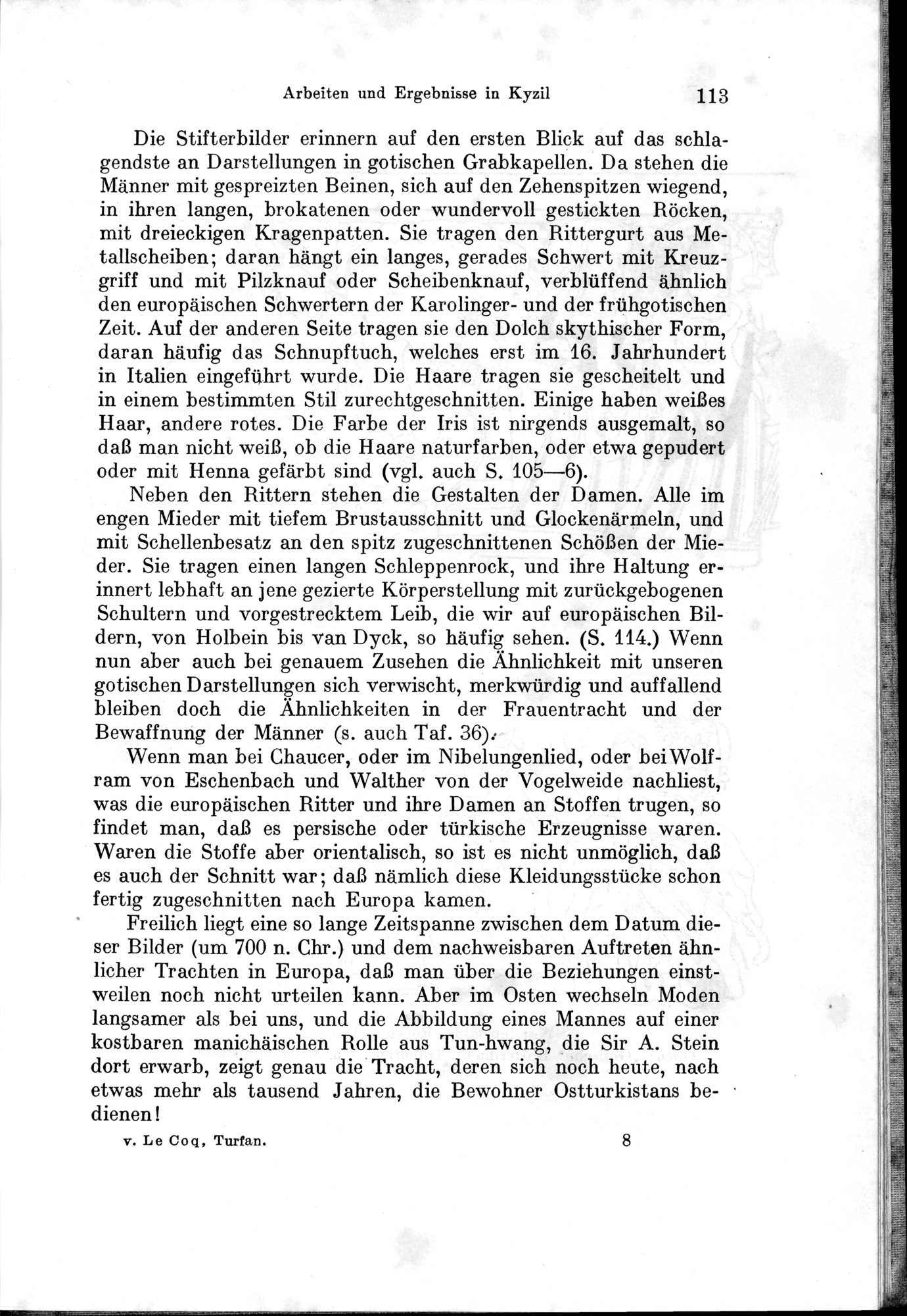 Auf Hellas Spuren in Ostturkistan : vol.1 / 165 ページ（白黒高解像度画像）