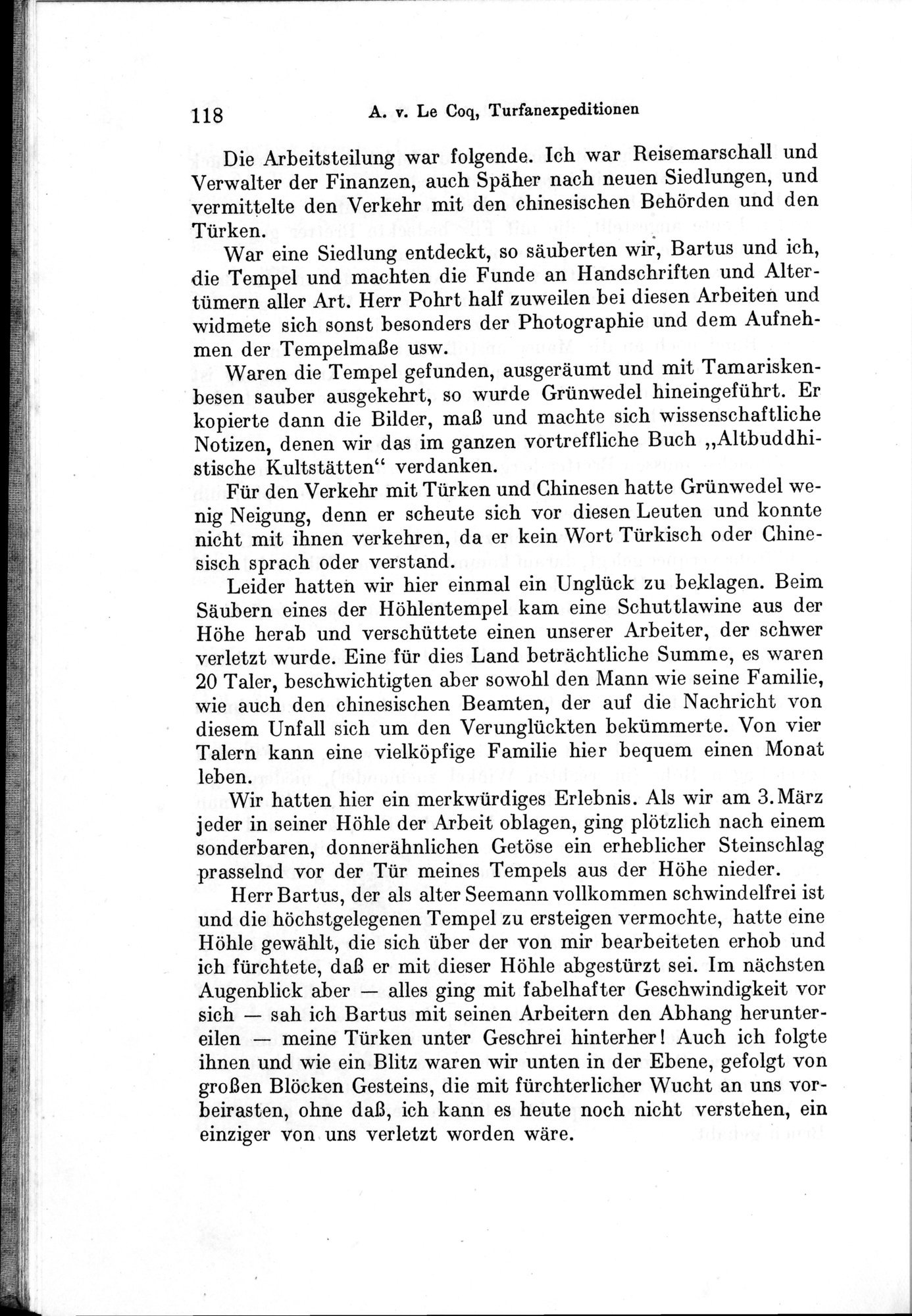 Auf Hellas Spuren in Ostturkistan : vol.1 / 170 ページ（白黒高解像度画像）