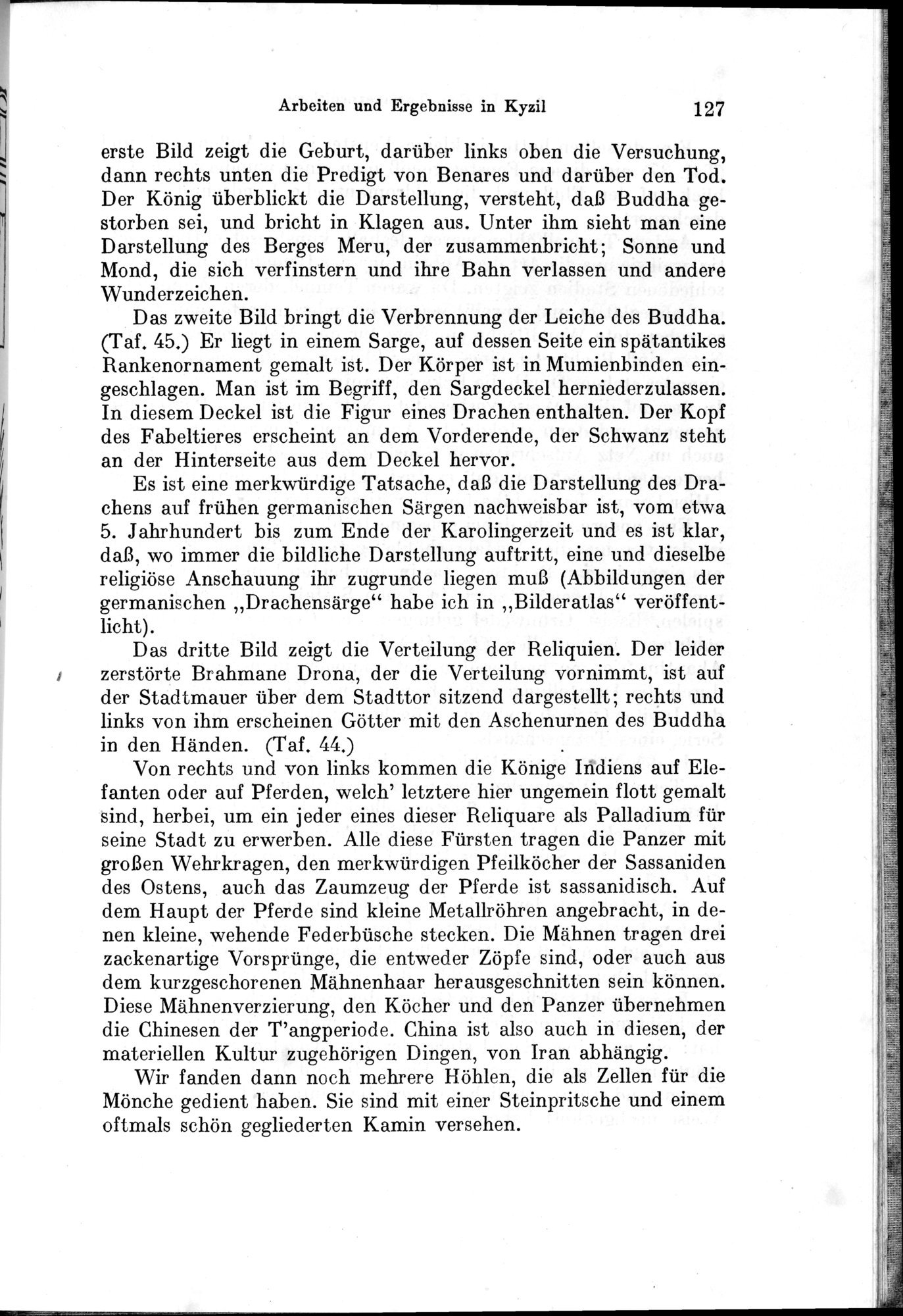 Auf Hellas Spuren in Ostturkistan : vol.1 / Page 183 (Grayscale High Resolution Image)