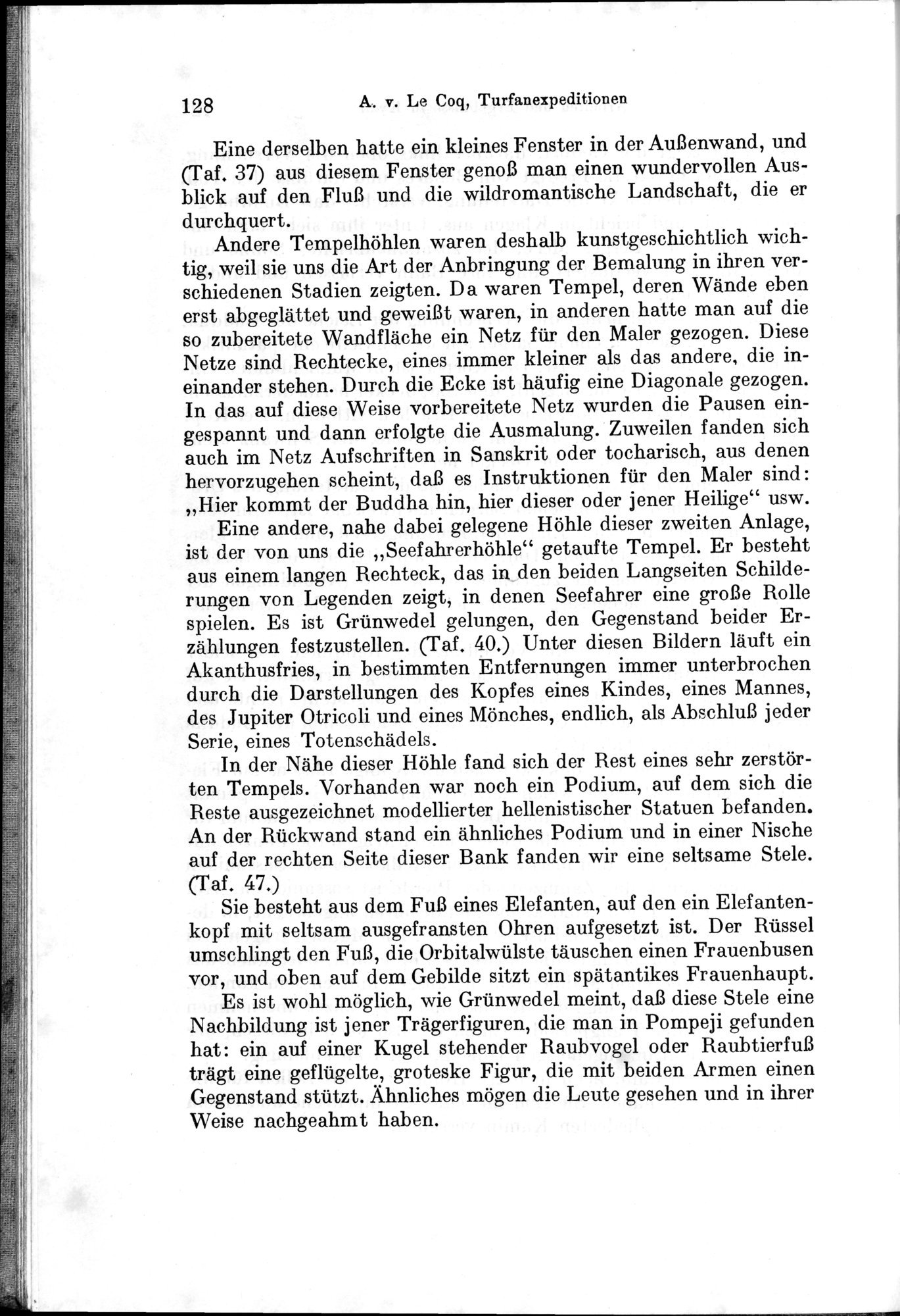 Auf Hellas Spuren in Ostturkistan : vol.1 / 184 ページ（白黒高解像度画像）