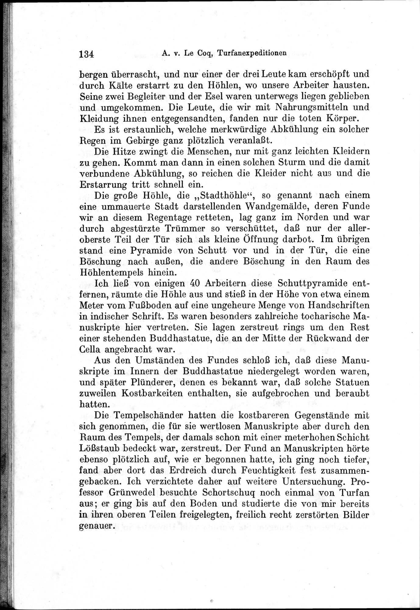 Auf Hellas Spuren in Ostturkistan : vol.1 / 192 ページ（白黒高解像度画像）