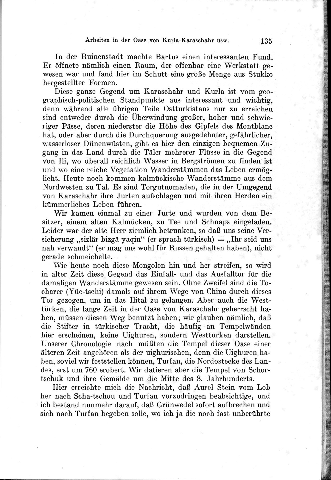 Auf Hellas Spuren in Ostturkistan : vol.1 / Page 193 (Grayscale High Resolution Image)
