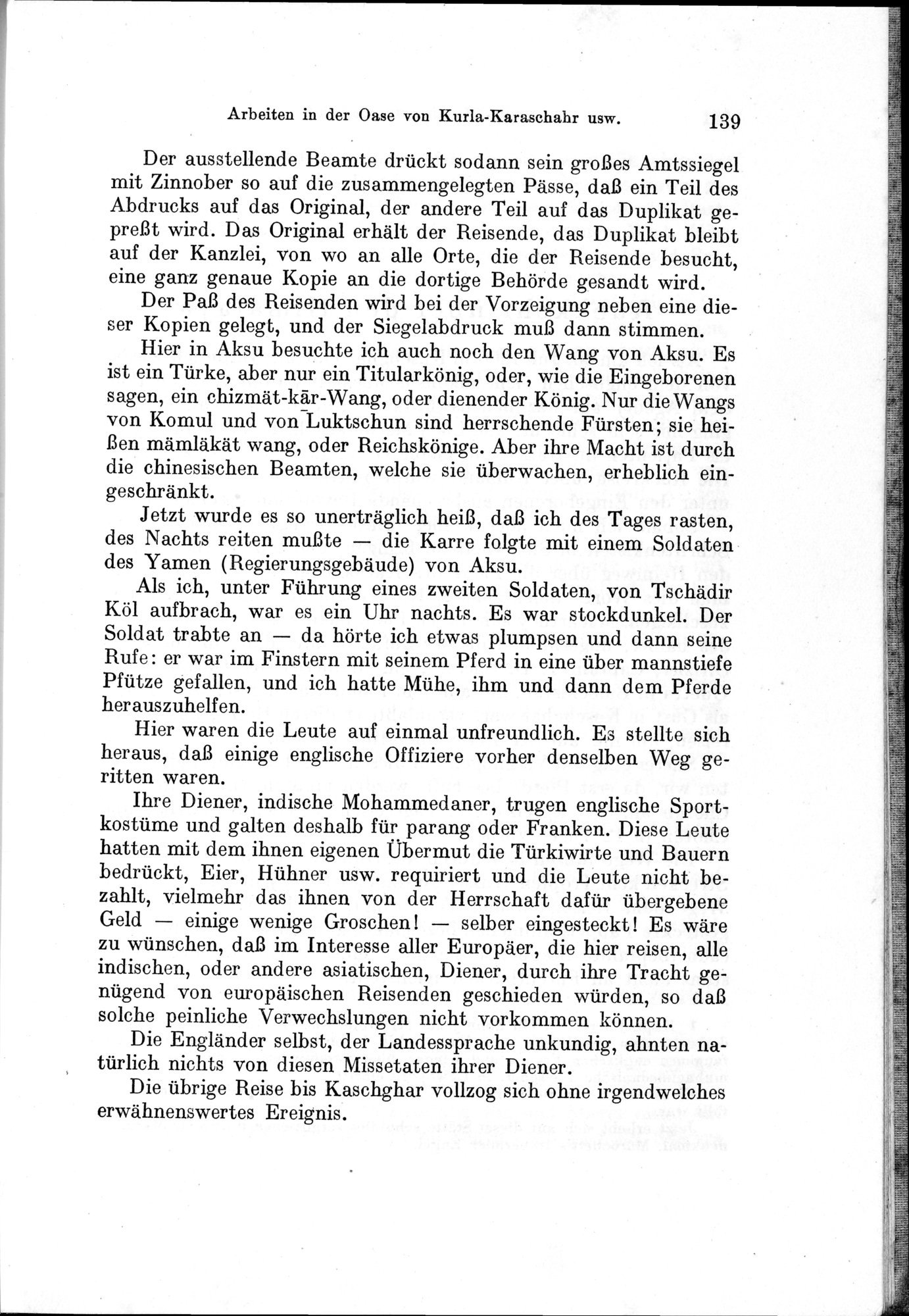 Auf Hellas Spuren in Ostturkistan : vol.1 / 201 ページ（白黒高解像度画像）
