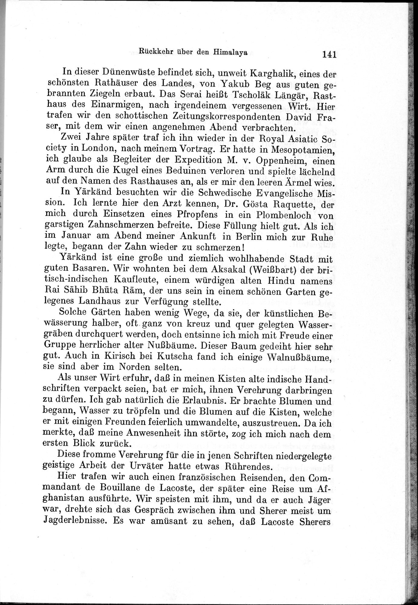 Auf Hellas Spuren in Ostturkistan : vol.1 / 203 ページ（白黒高解像度画像）