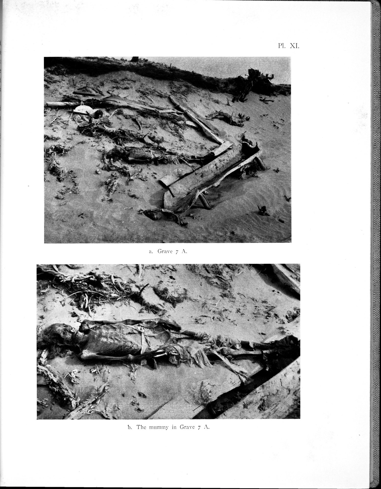 Archaeological Researches in Sinkiang : vol.1 / 129 ページ（白黒高解像度画像）