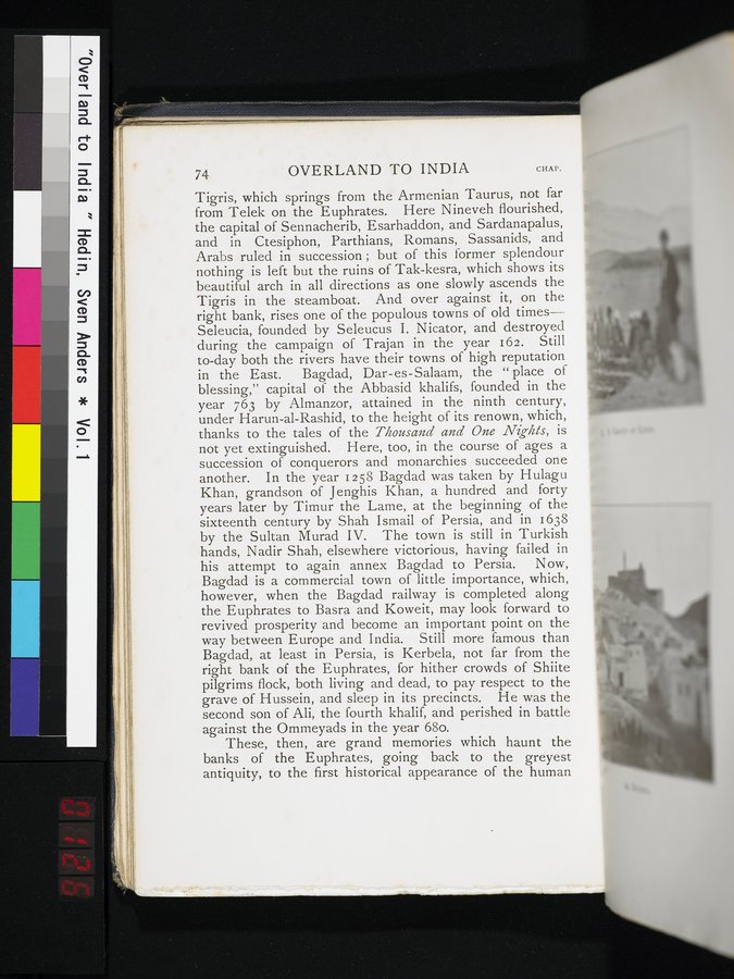 Overland to India : vol.1 / 126 ページ（カラー画像）