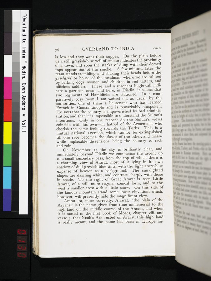 Overland to India : vol.1 / 130 ページ（カラー画像）