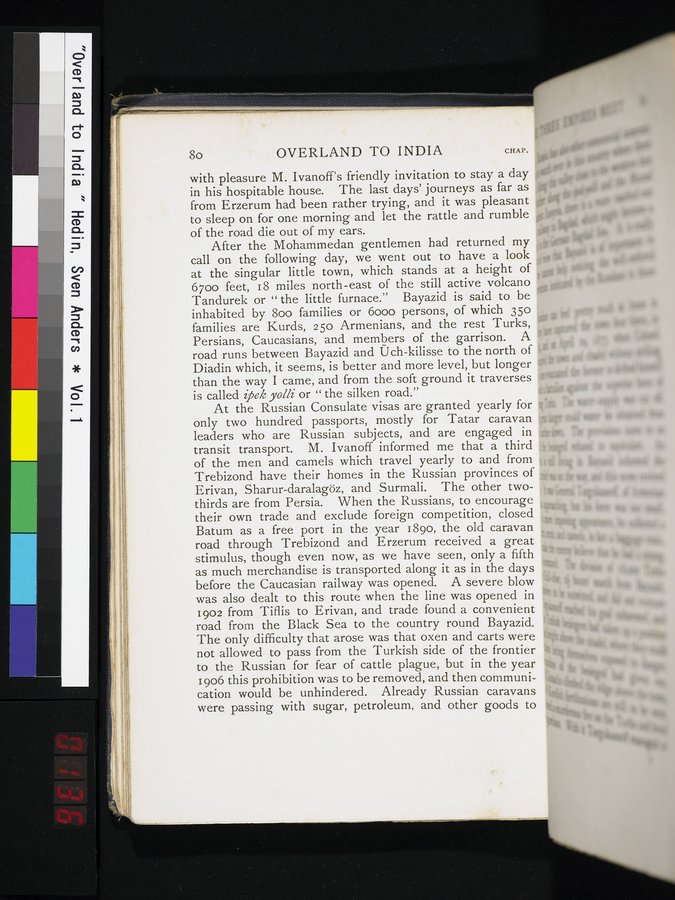 Overland to India : vol.1 / 136 ページ（カラー画像）