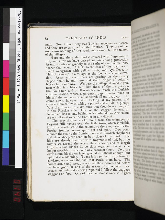 Overland to India : vol.1 / 140 ページ（カラー画像）