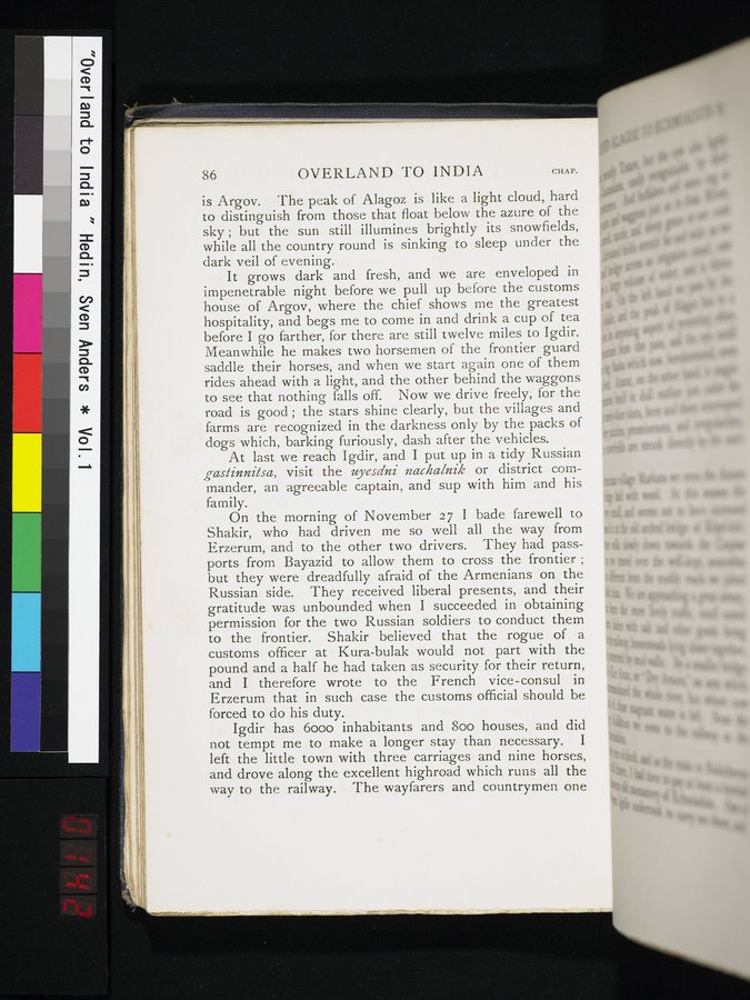 Overland to India : vol.1 / 142 ページ（カラー画像）