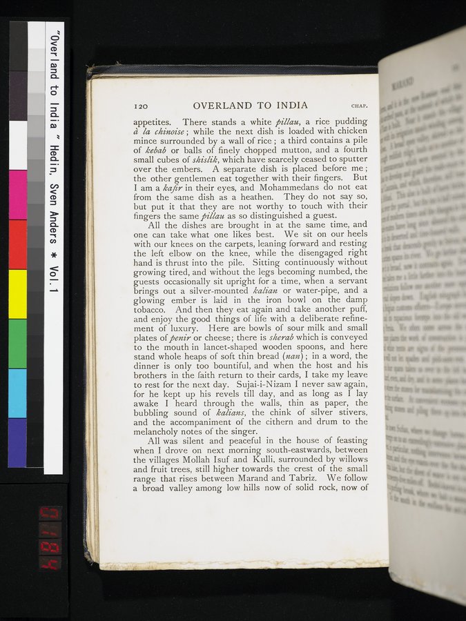 Overland to India : vol.1 / 184 ページ（カラー画像）