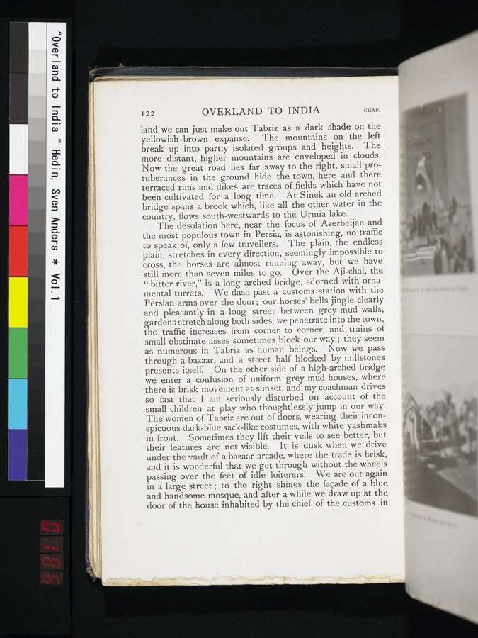 Overland to India : vol.1 / 186 ページ（カラー画像）