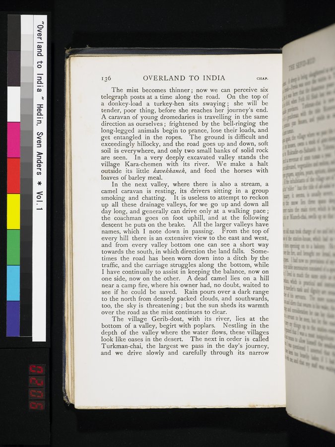 Overland to India : vol.1 / 206 ページ（カラー画像）