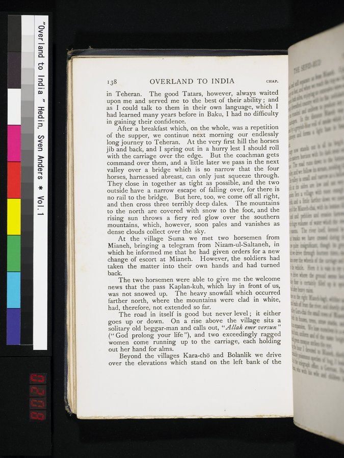 Overland to India : vol.1 / 208 ページ（カラー画像）