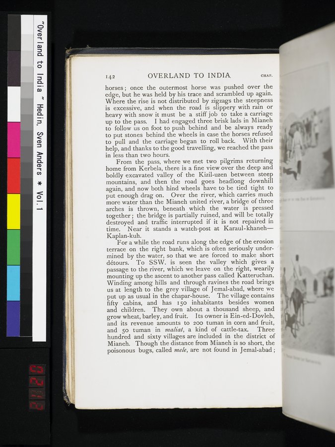 Overland to India : vol.1 / 212 ページ（カラー画像）