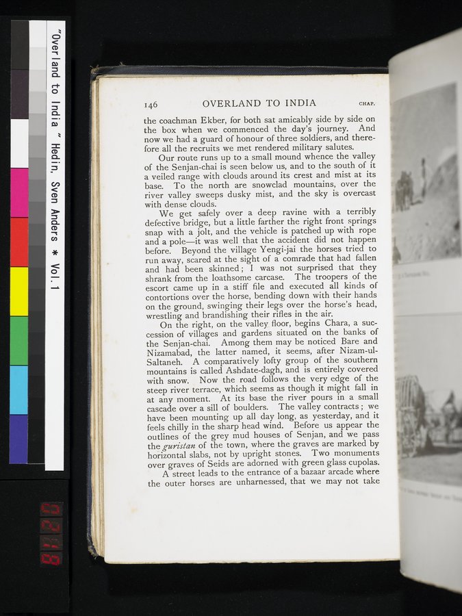 Overland to India : vol.1 / 218 ページ（カラー画像）