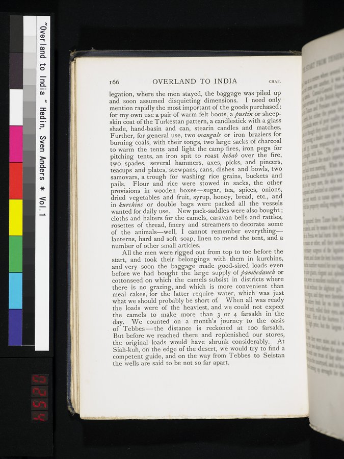 Overland to India : vol.1 / 254 ページ（カラー画像）