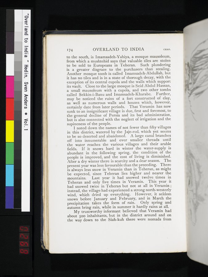 Overland to India : vol.1 / 268 ページ（カラー画像）