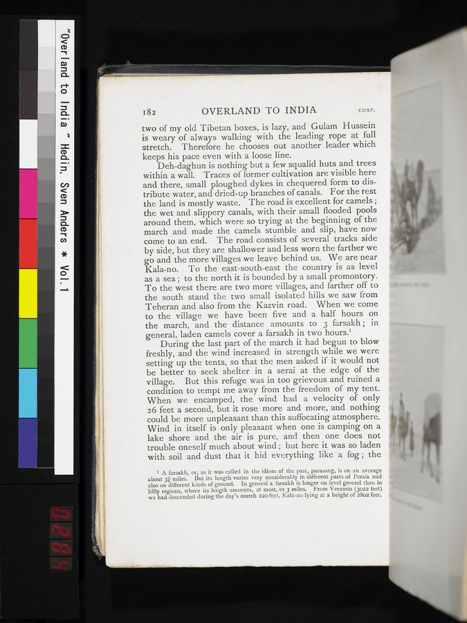 Overland to India : vol.1 / 284 ページ（カラー画像）