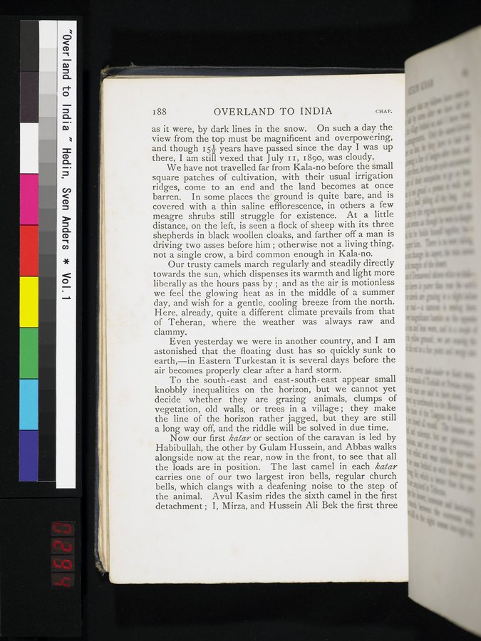 Overland to India : vol.1 / 294 ページ（カラー画像）