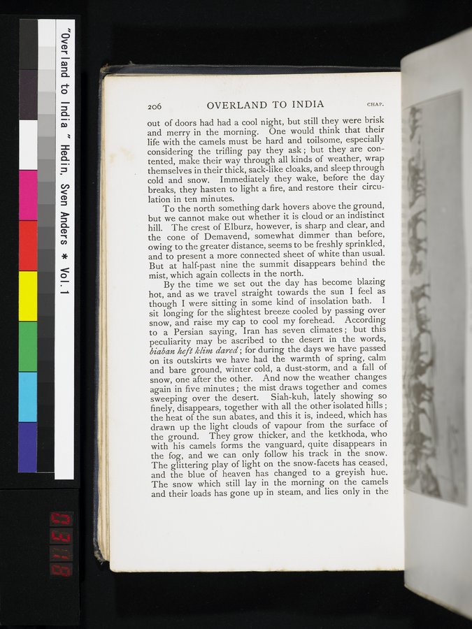 Overland to India : vol.1 / 318 ページ（カラー画像）