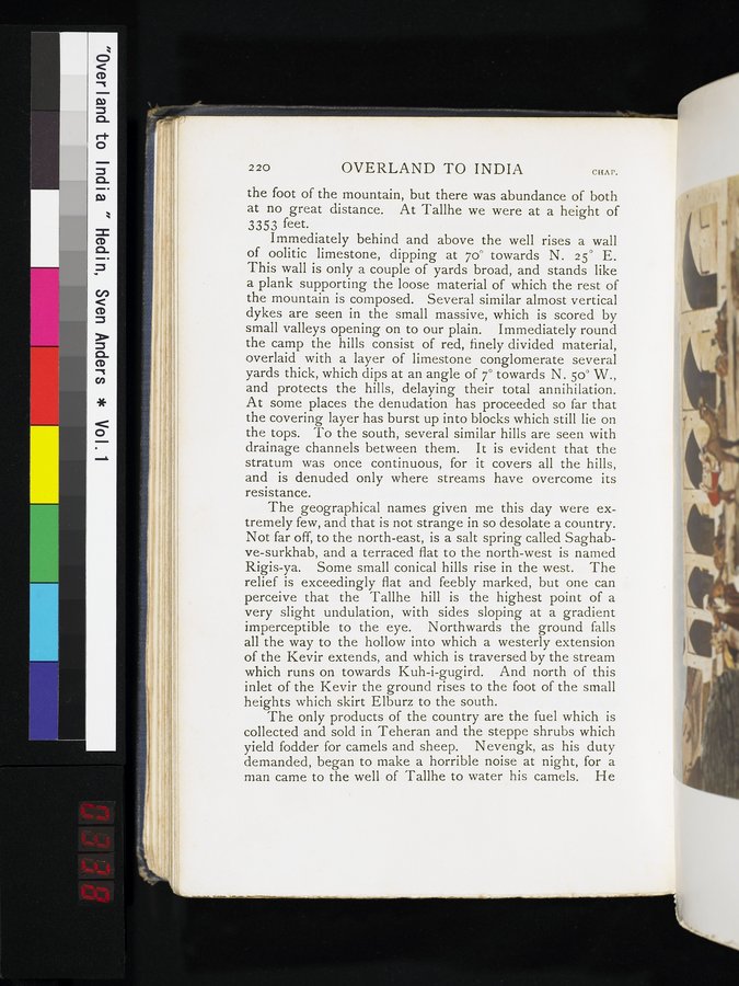 Overland to India : vol.1 / 338 ページ（カラー画像）