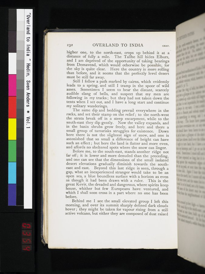 Overland to India : vol.1 / 354 ページ（カラー画像）