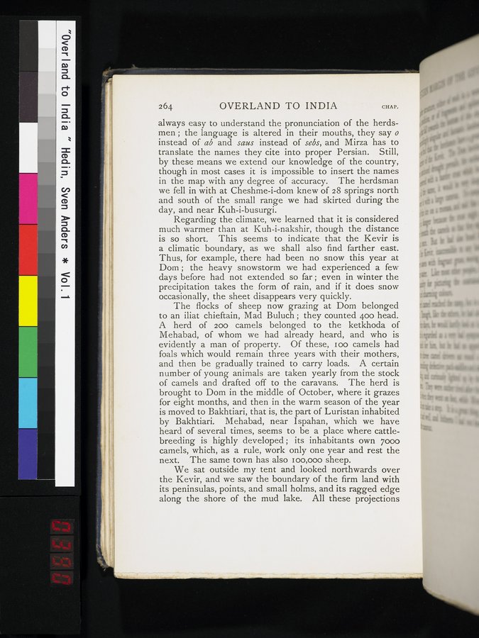 Overland to India : vol.1 / 390 ページ（カラー画像）