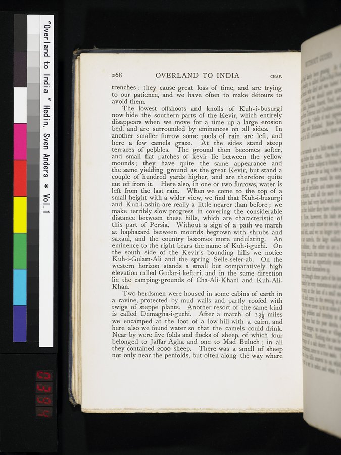 Overland to India : vol.1 / 394 ページ（カラー画像）