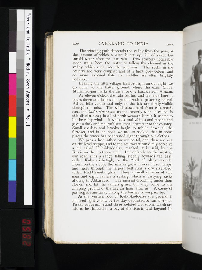 Overland to India : vol.1 / 582 ページ（カラー画像）
