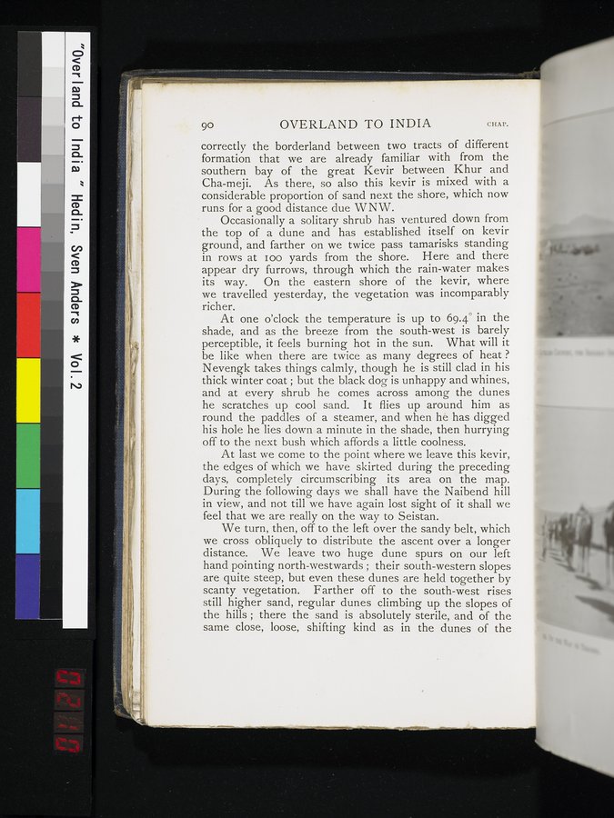 Overland to India : vol.2 / 210 ページ（カラー画像）