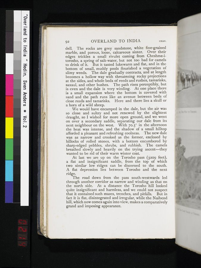 Overland to India : vol.2 / 214 ページ（カラー画像）