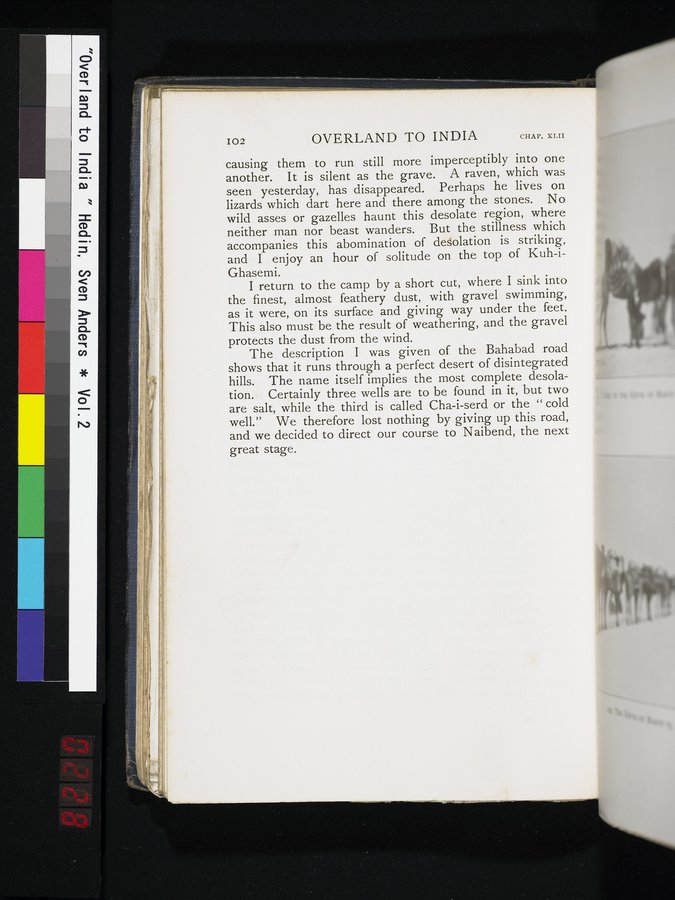 Overland to India : vol.2 / 228 ページ（カラー画像）
