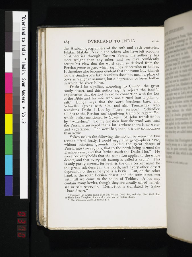 Overland to India : vol.2 / 370 ページ（カラー画像）