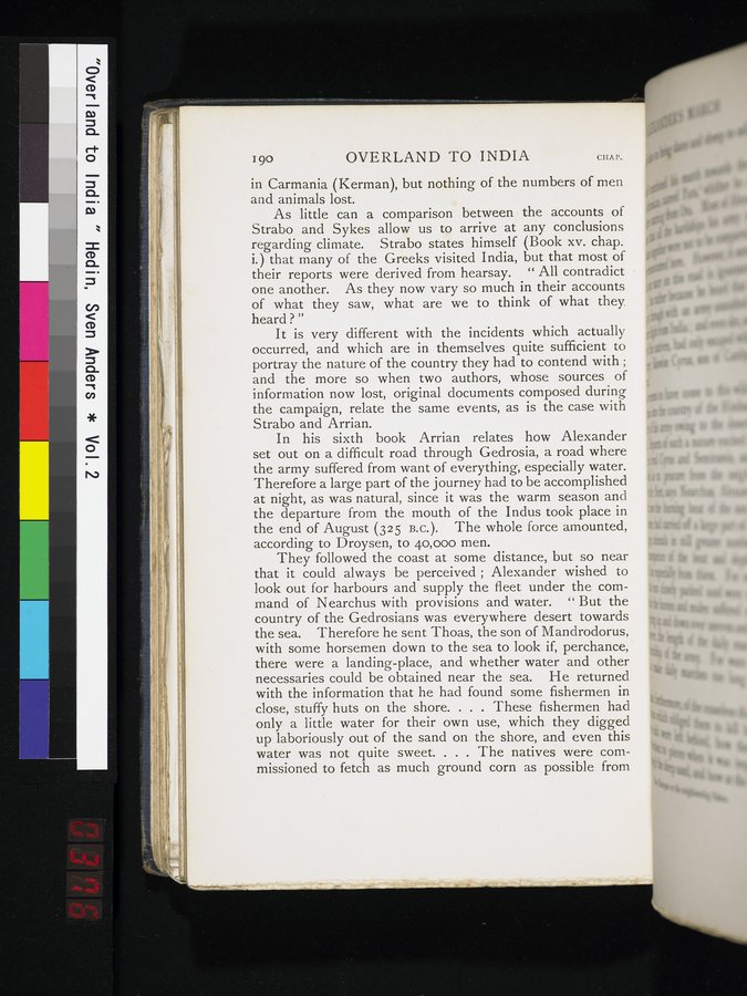 Overland to India : vol.2 / 376 ページ（カラー画像）