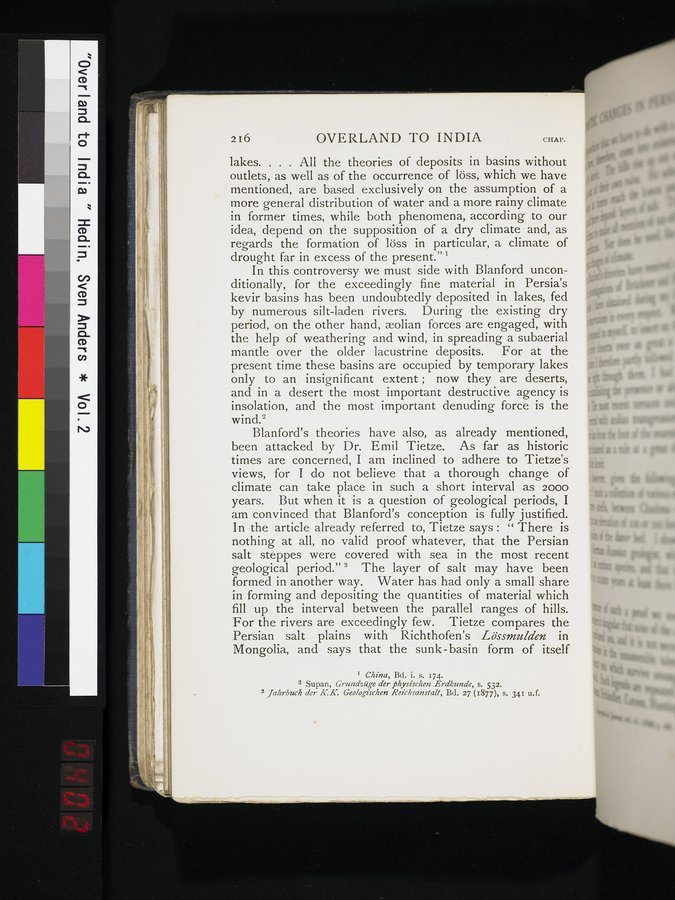 Overland to India : vol.2 / 402 ページ（カラー画像）