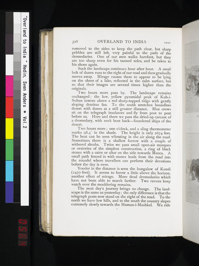 Overland to India : vol.2 / 564 ページ（カラー画像）