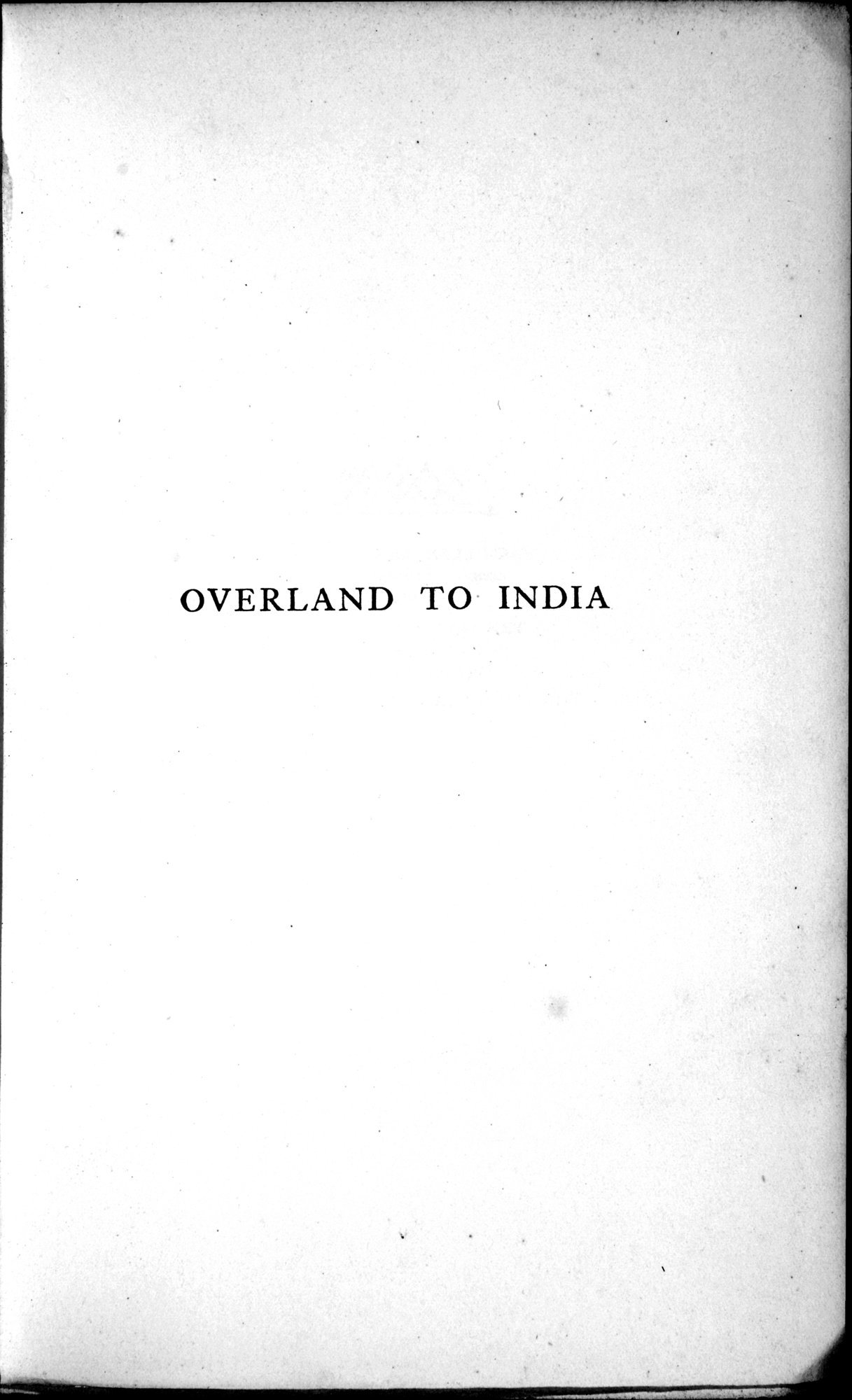 Overland to India : vol.2 / 5 ページ（白黒高解像度画像）