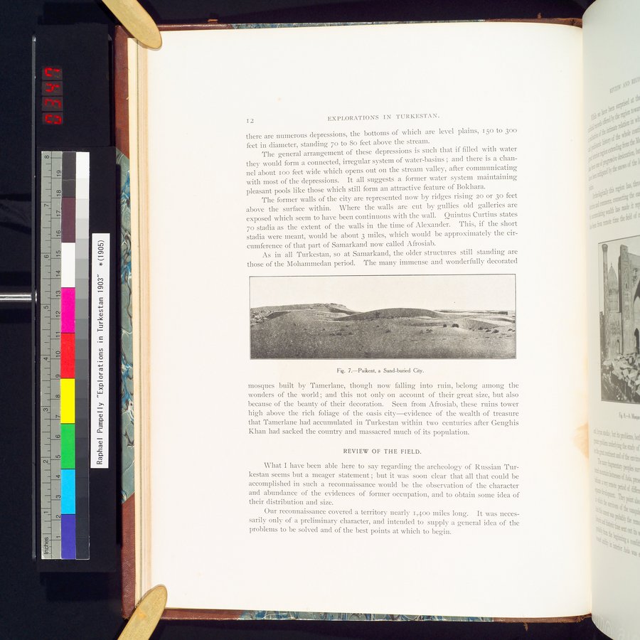 Explorations in Turkestan 1903 : vol.1 / 36 ページ（カラー画像）