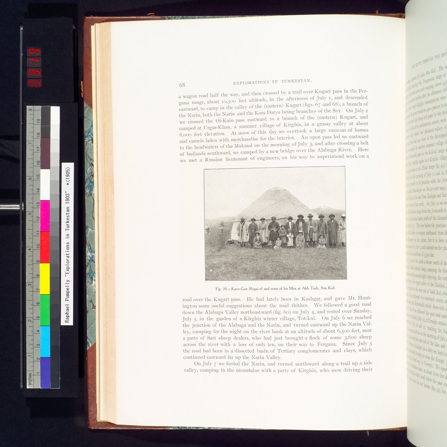 Explorations in Turkestan 1903 : vol.1 / 92 ページ（カラー画像）
