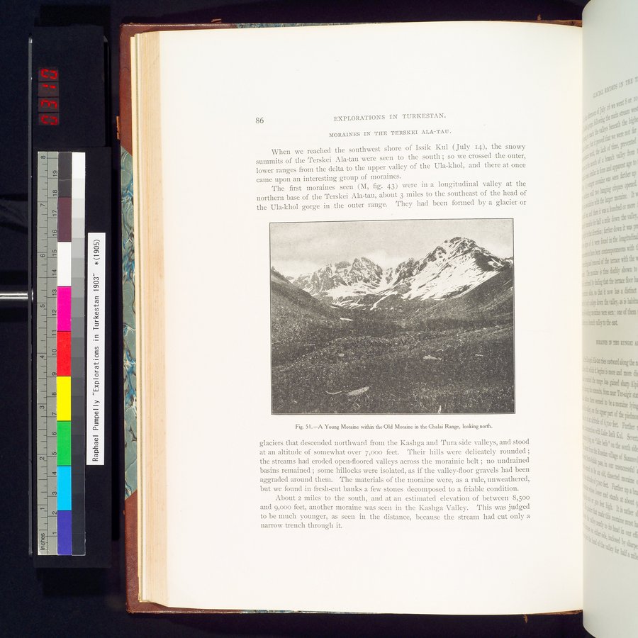 Explorations in Turkestan 1903 : vol.1 / 110 ページ（カラー画像）