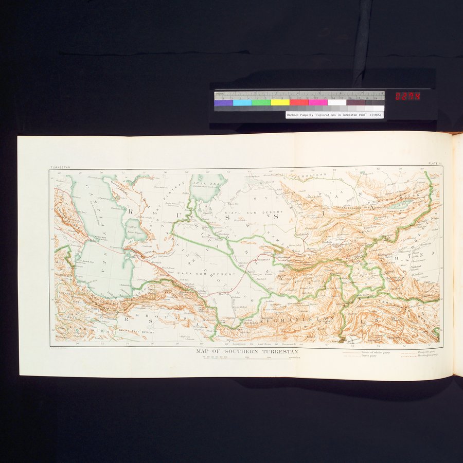 Explorations in Turkestan 1903 : vol.1 / 186 ページ（カラー画像）