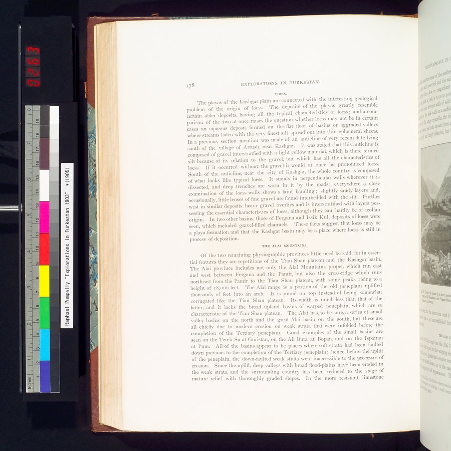 Explorations in Turkestan 1903 : vol.1 / 208 ページ（カラー画像）