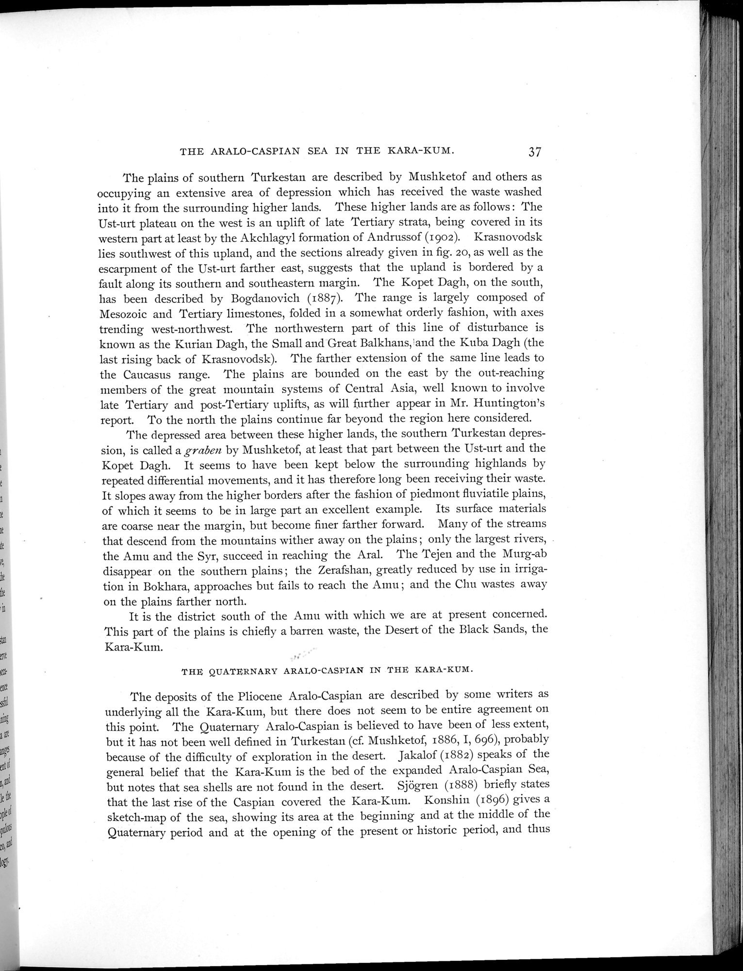 Explorations in Turkestan 1903 : vol.1 / 61 ページ（白黒高解像度画像）